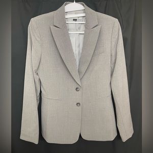 Tahari Light Gray Blazer Size 2